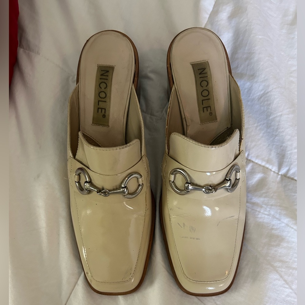 NICOLE Cream Women's Loafers - Picture 8 of 9